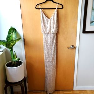 Adrianna Papell Dress, size 18, Blush color